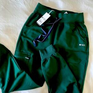 Figs British Racing Green XS Petite High-waist Zamora Women